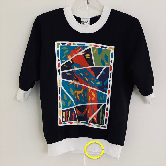 VTG I Teddi Sport I 1980s-1990s I Parrot Pullover Top - Picture 10 of 16